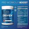 MRM Nutrition Driven Pre-Workout Powder | Mixed Berry Flavored | 125mg Caffeine | Pure Ingredients| Muscle + Hydration + Energy Blends | Performance Energy | Vegan + Gluten-Free | 29 Servings