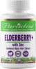 Paradise Herbs Elderberry with Zinc | Supports The Body's Natural Defenses | Sambuca Nigra & European Black Elderberry | Vegan | NON-GMO | Gluten Free 60 Vegetarian Capsules