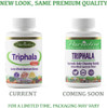 Paradise Triphala - Organic Ayurvedic Daily Cleansing and Nourishing Formula - Concentrated Extract - 100% Naturally Extracted - No Harsh Chemicals or Solvents | 60 Vegetarian Capsules