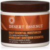 Desert Essence Daily Essential Facial Moisturizer - 4 Fl Ounce - Pack of 3 - Jojoba Oil - Aloe Vera - Prevents Acne - Soft Radiant Skin - Geranium Essential Oil for Natural Fragrance - For Normal Skin