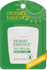 Desert Essence Tea Tree Oil Dental Tape - 30 Yards - Pack of 6 - Naturally Waxed w/ Beeswax - Thick Flossing No Shred Tape - On The Go - Removes Food Debris Buildup - Cruelty-Free Antiseptic