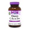 Bluebonnet Nutrition Vitamin C, D3 & Zinc, for Immune Health and Respiratory Function, Soy-Free, Gluten-Free, Non-GMO, Kosher Certified, Dairy-Free, 100 Vegetable Capsules, 100 Servings