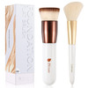 DUcare Flat Top Kabuki Foundation Brush + Contour Brush Angled Blush Brush Bronzer Kabuki Makeup Brushes