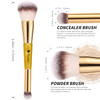 DUcare Makeup Brushes Double Ended Foundation Concealer Brush +Brush Cleanser
