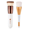 DUcare Flat Top Kabuki Foundation Brush + DUcare Manual Facial Cleansing brush