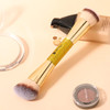 DUcare Foundation Makeup Brush Double Ended Contour Makeup Brushes