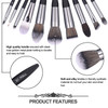 BS-MALL Makeup Brush Set 16pcs Makeup Brushes Premium Synthetic Bristles Powder Foundation Blush Contour Concealers Lip Eyeshadow Brushes Kit