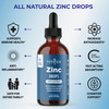 Ionic Zinc Liquid Drops - 2 Pack - High Potency Immune Booster Zinc Supplement, Immune Defense, Powerful Natural Antioxidant, Non-GMO - by New Age (Liquid 4 OZ)