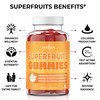 SuperFruits Gummies by NEW AGE - Helps Improves Collagen for Hair, Skin, Nails & Wrinkles - Vegan Collagen Vitamin Gummy - Pack with Vitamins and Nutrients - Non-GMO, Gluten-Free - 120 Count - 2 Pack