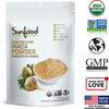 Sunfood Superfoods Maca Powder | Raw, Organic, Non-GMO, Vegan, Gluten Free, Kosher | Single Ingredient Product | Ultra-Clean (No Additives, Fillers or Preservatives) | 8oz Bag
