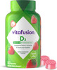 vitafusion Extra Strength Vitamin D3 Gummy, Strawberry Flavored Bone and Immune System Support (1) 120 Count