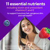 Vitafusion Gorgeous Hair Skin and Nails Multivitamin Gummy Vitamins  plus Biotin and Antioxidant vitamins C and E Raspberry Flavor 135ct 45 day supply from America’s Number One Gummy Vitamin Brand