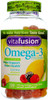 Vitafusion Omega 3 EPA/DHA Gummy Vitamins for Adults Dietary Supplement Lemon, Berry & Cherry Flavors 120 Each