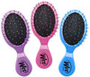 Wet Brush Multi Pack Squirt Detangler Hair Brushes  Pink Purple and Blue 3Pack  Mini Detangling Brush with UltraSoft IntelliFlex Bristles Glide Through Tangles with Ease  Pain Free