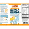 Barleans Mango Peach Omega 3 Fish Oil Supplements  1080mg of EPA/DHA 600 IU Vitamin D3 for Brain Heart Joint  Immune Health  Non GMO Gluten Free AllNatural Fruit Smoothie  16Ounce Barleans Mango Peach Omega 3 Fish Oil Supplements  1080mg of EPA/DHA 600 IU Vitamin D3 for Brain Heart Joint  Immune Health  Non GMO Gluten Free AllNatural Fruit Smoothie  16Ounce