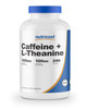 Nutricost Caffeine + L-Theanine 100Mg, 240 Capsules - 240 Servings, Non-Gmo, Gluten Free, Vegetarian Friendly