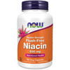 NOW  Niacin (Vitamin B-3) 500 mg Flush-Free Double Strength 90 Veg Capsules