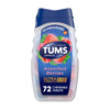 TUMS Ultra Strength Chewable Antacid Tablets for Heartburn Relief and Acid Indigestion Relief Assorted Berries  72 Count