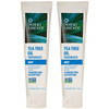 Desert Essence Tea Tree Oil Toothpaste  Mint  6.25 Oz  Pack of 2  Refreshing Taste  Deep Cleans Teeth  Gums  Helps Fight Plaque  Sea Salt  Pure Essential Oil  Baking Soda
