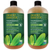 Desert Essence Thoroughly Clean Face Wash  Original  32 Fl Oz  Pack of 2 Tea Tree Oil For Soft Radiant Skin  Gentle Cleanser  Extracts Of Goldenseal Awapuhi  Chamomile Essential Oils