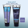 Bump Patrol Cool Shave Gel  Sensitive Clear Shaving Gel With Menthol Prevents Razor Burn Bumps Ingrown Hair  4 Ounces