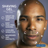 Bump Patrol Cool Shave Gel  Sensitive Clear Shaving Gel With Menthol Prevents Razor Burn Bumps Ingrown Hair  4 Ounces