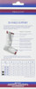 Prolite 3D Right Ankle Support Braces White/Gray Large