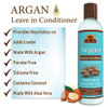 OKAY  Argan Leave In Conditioner  For All Hair Types  Textures  Restore Hydrate  Smooth Hair  With Coconut Almond  Aloe Vera   Of Parabens Silicones Sulfates  8 Oz