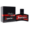 NU Parfums Black Is Black Superior Plus for Men Eau de Toilette Spray 3.4 Ounce