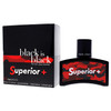 NU Parfums Black Is Black Superior Plus for Men Eau de Toilette Spray 3.4 Ounce