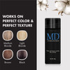 MD Ultimate Hair Thickening Fiber Black  Natural ChemicalFree Sweat Resistant Hair Building Fibers Concealer for Men  Women Baldness Cover Up Receding Hairlines  Grey TouchUps