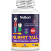 NuBest Tall 10+ - Advanced Bone Strength Formula - Supports Immunity, Healthy Development & Optimal Wellness - for Children (10+) & Teens Who Drink Milk Daily - 60 Capsules (1 Pack)