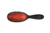 Bass Brushes  Shine  Condition Hair Brush  100 Natural Bristle  Nylon Pin  High Polish Acrylic Handle  Medium Oval  Jet Black Finish  Model 51  JTB