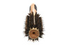 Bass Brushes  Style  Condition Round Hair Brush  100 Natural Bristle  Nylon Pin  Pure Bamboo Handle  Extra Small Tourmaline Ionic Barrel  Model 207