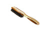 Bass Brushes  Shine  Condition Hair Brush  Natural Bristle FIRM  Pure Bamboo Handle  Classic Half Round Style  Striped Finish  Model 206  SB