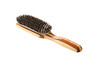 Bass Brushes  Shine  Condition Hair Brush  Natural Bristle FIRM  Pure Bamboo Handle  Medium Paddle  Striped Finish  Model 897  SB