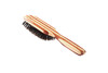 Bass Brushes  Shine  Condition Hair Brush  Natural Bristle FIRM  Pure Bamboo Handle  Medium Paddle  Striped Finish  Model 897  SB