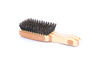 Bass Brushes  Groom  Condition Mens Hair Brush  Premium Natural Bristle FIRM  Pure Bamboo Handle  Classic Club Style  Striped Finish  Model 153  SB