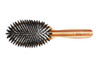 Bass Brushes  Shine  Condition Hair Brush  Natural Bristle FIRM  Pure Bamboo Handle  Large Oval  Striped Finish  Model 899  SB