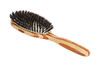 Bass Brushes  Shine  Condition Hair Brush  Natural Bristle FIRM  Pure Bamboo Handle  Large Oval  Striped Finish  Model 899  SB