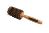 Bass Brushes  P Series  Straighten  Curl Round Hair Brush  Deluxe Length Styling Head  Natural Bristle  Pure Bamboo Handle  Large Barrel  Model P104