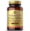 Solgar Vitamin D3 (Cholecalciferol) 125 MCG (5000 IU) 100 Softgels