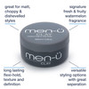 menu hair CLAY 100ml mens hair products  Great for matt choppy and dishevelled styles. SIGNATURE WATERMELON FRAGRANCE  Mens hair wax w/medium hold  matt finish. Single walled 100ml styling puck