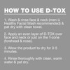menu 3 MINUTE DTOX 100ml Ultra concentrate Vegan face mask for men up to 40 apps Effective in 3 MINS. Kaolin clay mens face mask w/Witch Hazel. Clay mask removes excess oil  impurities 100ml
