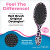 WetBrush Original Detangler Hairbrush UltraSoft Bristles Ergonomic Handle Suitable for All Hairtypes Safari Tiger