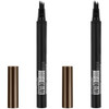 Maybelline New York TattooStudio Brow Tint Pen MakeupDeep Brown 2 Count