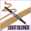Maybelline New York Maybelline Express Brow 2in1 Pencil and Powder Light Blonde 0.02 Fl. Ounce 248 Light Blonde 0.02 fluid_ounces Pack of 2