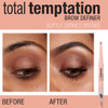 Maybelline Total Temptation Eyebrow Definer Pencil Soft Brown 1 Count