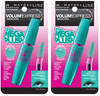 Maybelline New York Volum Express The Mega Plush Washable Mascara Makeup Blackest Black 2 Count Washable Blackest Black