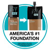 Maybelline Fit Me Matte  Poreless Liquid Foundation Makeup Warm Nude 1 fl; oz; OilFree Foundation